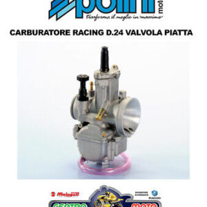 Carburatore Polini PWK Valvola Piatta 24 BENELLI 491 50 2T RR RACING SP SPORT