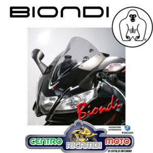 Cupolino Paravento Parabrezza BIONDI Fume’ Chiaro Aprilia RS4 50 125 RSV4 1000 R